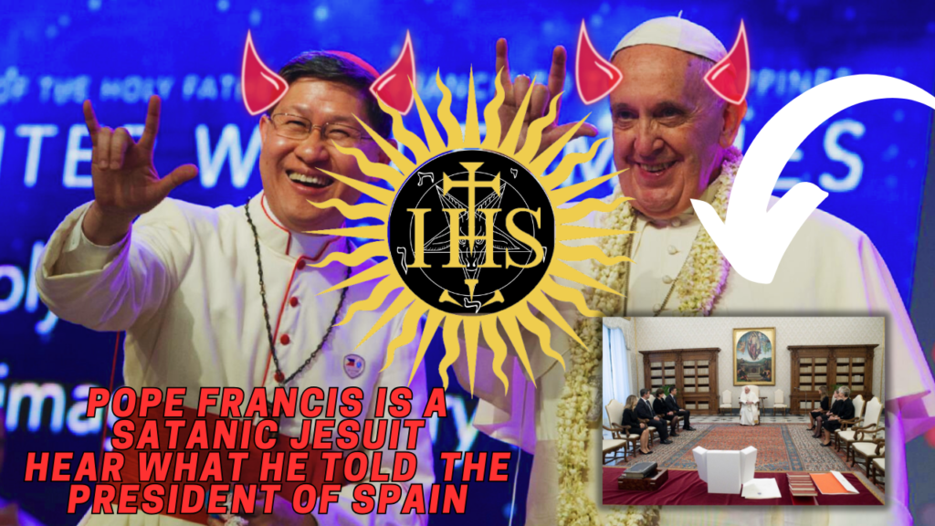 Pope Francis caught speaking on SATANIC workshops with the Spanish president